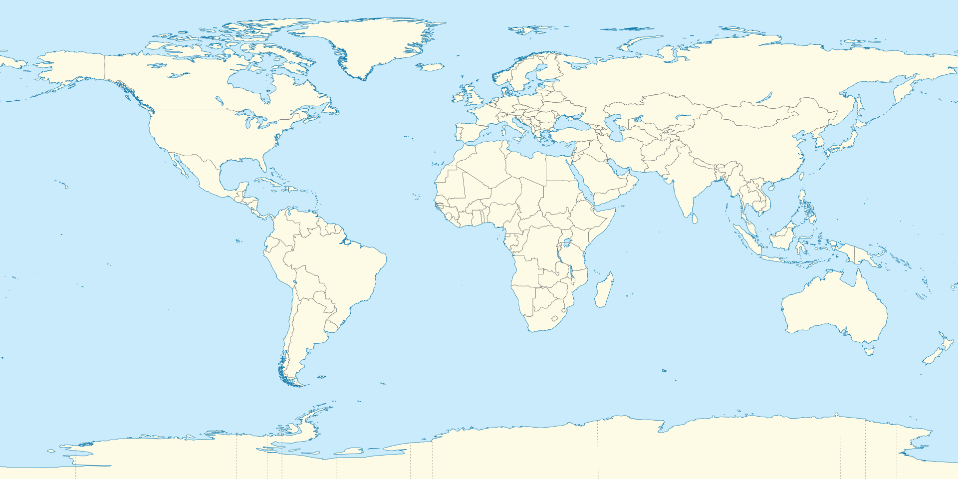 World map, ETURE nationalities